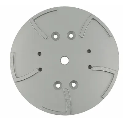 DIAMOND VANTAGE Floor Grinder Accessories: Medium, 50 Grit, Silver, 10 Segments, Concrete - Grinding Discs