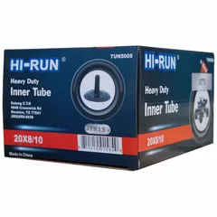 This ATV inner tube from HI-RUN is designed for use in all-terrain vehicles. It features a TR13 valve stem and is compatible with 20 x 8/10 tire sizes. Suitable as a replacement tube for off-road and utility vehicles.