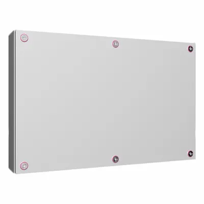 RITTAL Enclosure: Light Gray, Steel, 15 in x 23 in x 5 in, NEMA 1/12/3R/4 - Metallic Boxes