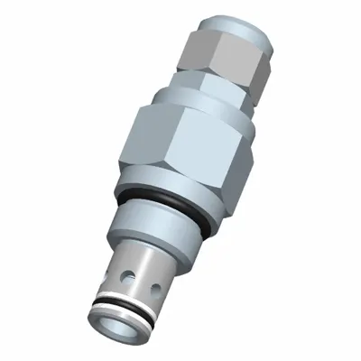 BUCHER HYDRAULICS Cartridge Valve: Steel, Screw-In, Screwdriver Adjustment - Pressure Control Cartridge Valves