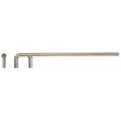 AMPCO F-Type Valve Hook: 2 in Head Size, 19 3/4 in Overall Lg, Aluminum Bronze - F-Shaped Valve Wheel Wrenches