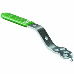 Carbon steel replacement handle for Viega MegaPress press tools. Includes handle sleeve. Compatible with manufacturer model number 6675.1. Used to restore operation of the press tool for joining carbon steel pipe.