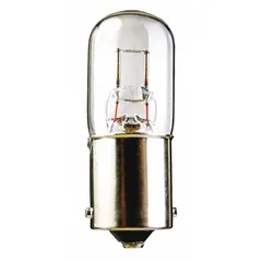 APPROVED VENDOR 1876 T5 Tubular Incandescent Lamp, BA15s Base, 3.5V AC, White