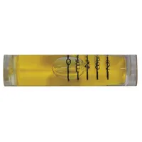JOHNSON LEVEL Barrel Vial Level: 1 9/16 in Overall Lg, Acrylic, 25 PK (MPN SM906)