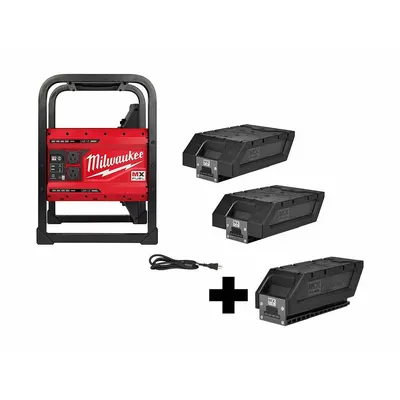 MILWAUKEE Power Supply,72V DC,4.5 A,Three-Prong (MPN MXF002-2XC - Milwaukee Power Stations
