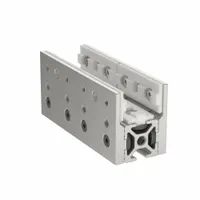 Linear Bearing: 15 Series, 2 53/64 in L x 3 1/8 in W x 2 1/2 in H, Silver, Single Mount, Std (MPN 6870)