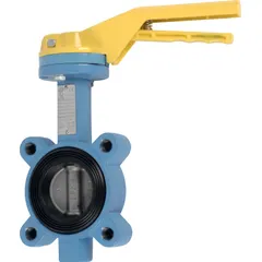 Valve between flanges D80 tapped ears