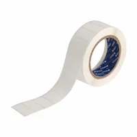 Pre-Cut Label Stock Roll: 1 in x 2 in, Acrylic, Permanent Adhesive, 1,000 Labels, J4000, Permanent (MPN J40-17-2618)