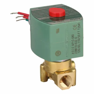 REDHAT Solenoid Valve: 2-Way, Normally Closed, 1/4 in Pipe Size, 110V AC/120V AC - 2-Way/2-Position, Normally Closed Solenoid Valves