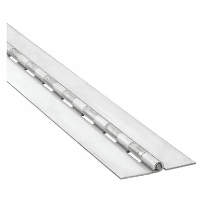 OEM Full Surface-Mount Piano Hinge, Stainless Steel, 48 in Leaf Ht, 1 1/2 in Leaf Wd - Full Surface-Mount Piano Hinges
