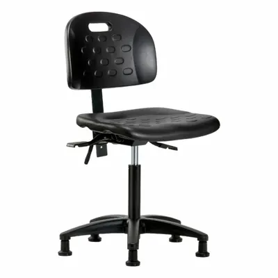 OEM Ergonomic Chair: Polyurethane, Armless, Ht Range 19 3/4 in to 27 1/2 in - Polyurethane Lab Chairs