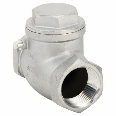 USA INDUSTRIALS 1 1/2 in Stainless Steel Inline Swing Check Valve - Stainless Steel Inline Swing Check Valves