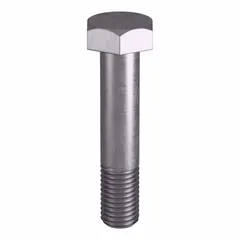 Grade B8 heavy hex bolt with 3/4"-10 thread size, plain finish. Manufactured to ASTM A193 material standards and ASME B18.2.1 dimensional standards. Suitable for high-temperature and high-pressure applications such as pressure vessels, flanges, and valve assemblies. Supplied in small pack size, nut not included.