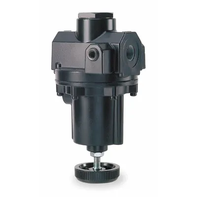 ARO Precision Compressed Air Regulator: Zinc Die-Cast, 1/2 in NPT, 200 cfm - Precision Air Regulators