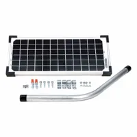 MIGHTY MULE Solar Panel Kit: For Use With Mighty Mule Gate Operators, 12V DC, 3 in Overall Ht (MPN FM125)