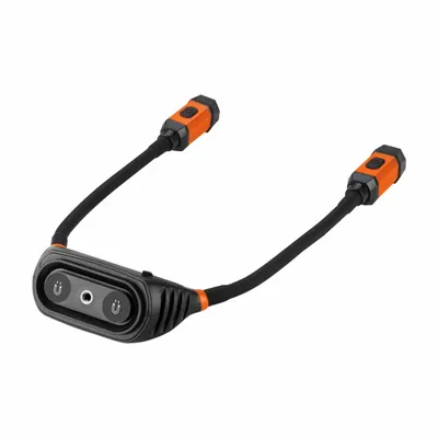 GROZ Headlamp: Rechargeable, 300 lm Max. Brightness, 30 m Max Beam, 1 Light Outputs - Rechargeable Necklamps