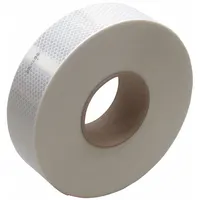 Premium Grade Reflective Tape: Locomotives/Rail Cars, White, 4 in Wd, 50 yd Lg, Acrylic (MPN 983-10)