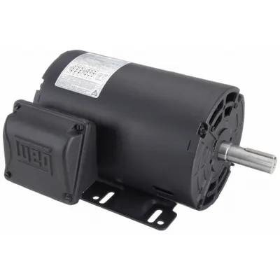 WEG General Purpose Motor: Rigid Base Mount, Open Drip Proof, 3 hp, 230/460V AC - Rigid Base 3-Phase General Purpose AC Motors