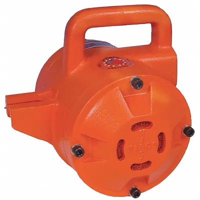 VIBCO Pneumatic Vibrator: 5,000 lbf, 6,000 vpm, 1 in NPT, CCL, 75 dBA, Cast Iron - Heavy-Duty Turbine & Ball Vibrators