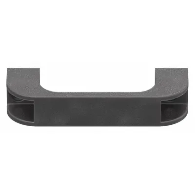 FAZTEK Handle: 10 Series, Inch, Plastic, Black, Drop-In, 4 13/32 in x 53/64 in - Standard Handles