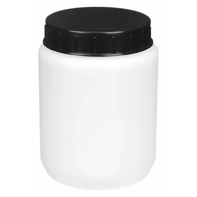 DYNALON Laboratory Jar: HDPE, Polyethylene, 33.8 fl oz, 111 mm Body Dia, 128 mm Ht - HDPE Lab Jars