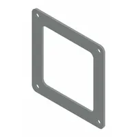 Wireway Gasket and Screws: 4 in Wd, 4 in Ht, 4 in Lg, Steel (MPN F44WG)