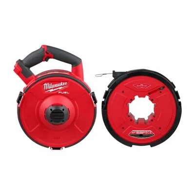 MILWAUKEE Fish Tape and Replacement Cartridge: ANGLER Series, M18, 240 ft Tape Lg - Milwaukee Fish Tapes