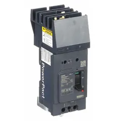 This 2-pole molded case circuit breaker is rated for 60 A at 525V AC with a maximum interrupting rating of 25kA at 277/408V AC. It features a fixed instantaneous trip, AB phase connection, and I-Line ON End terminal connection. Suitable for overcurrent protection in branch circuits within panelboards and switchboards.