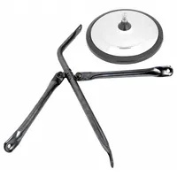 Rear Crossview Mirror Kit: Round, Convex, For Driver/Passenger Vehicle Side (MPN 712640)