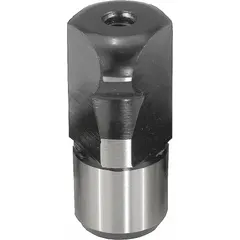This locating pin features a flattened ball end for manual insertion and removal in jigs, fixtures, and assembly tooling. Made of stainless steel with a 14 mm shank outside diameter, it is used for precise alignment and repeatable positioning of workpieces in machining and industrial manufacturing applications.