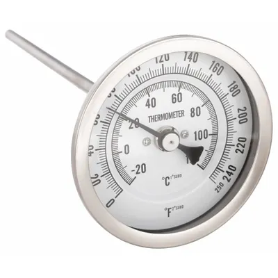 OEM Back-Mount Fixed-Angle Thread-Mount Dial Thermometer - Back-Mount Fixed-Angle Thread-Mount Dial Thermometers
