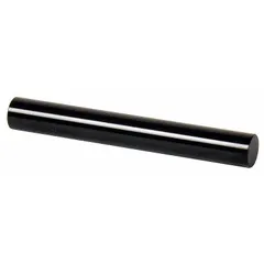 Steel plug and pin gauge with black oxide finish, Class ZZ Go (Plus) tolerance of 0.00020 in. Used to verify minimum acceptable hole diameters in precision machining and quality control applications. Includes Certificate of Accuracy with NIST Traceability.