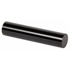 Steel plug and pin gauge with black oxide finish, 0.4350 in diameter, Class ZZ tolerance of 0.00020 in, and surface finish 10 microinch or better. Used as a no-go (minus) gauge to verify that a hole diameter does not exceed the specified size in machining and quality control applications.