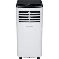 This light-duty portable air conditioner provides 8,000 BtuH cooling capacity at 115V AC for indoor spaces from 300 to 350 sq ft. The cooling-only unit includes an air filter and is suitable for spot cooling in offices, server rooms, or light industrial areas