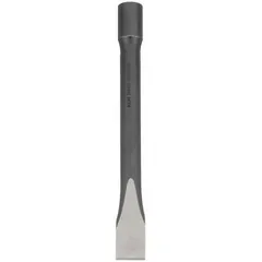 Steel cold chisel with a plain grip, 1-inch blade width, and 8-inch overall length. Designed for cutting, shaping, and removing metal softer than the chisel, such as bolts, rivets, and sheet metal. Also suitable for chipping concrete and masonry.