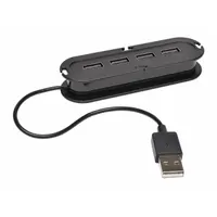 TRIPP LITE USB Hub: USB 2.0 Connection, 4 Ports, Includes Micro B Port, Black, 6 in Cable Lg (MPN U222-004)