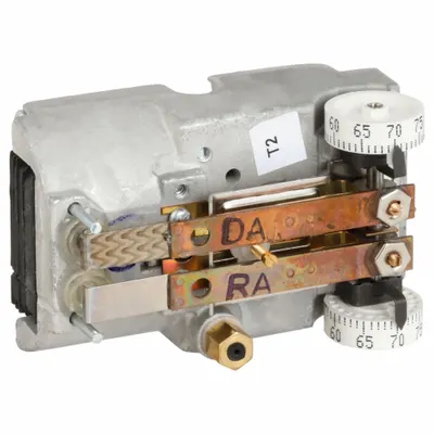 JOHNSON CONTROLS Pneumatic Thermostat: 55° to 85°F, 2 Pipes - Dual-Temperature Thermostats