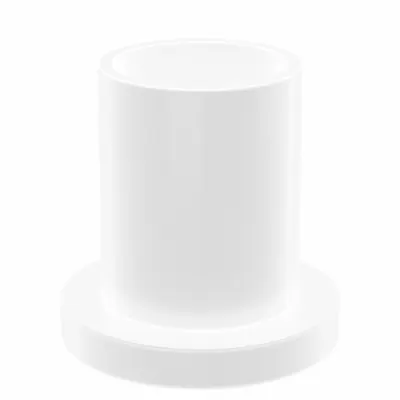 OILITE Flanged Sleeve Bearing: PTFE, 3/4 in Bore, 7/8 in OD, 1 1/4 in Overall Lg - Chemical- & Heat-Resistant Plastic Flanged Sleeve Bearings