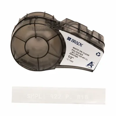 BRADY M21-500-430-WT-CL Thermal Transfer Continuous Label Roll Cartridge - Brady Thermal Transfer Continuous Label Roll Cartridges