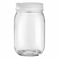Clear Wide Mouth Round Glass Lab Bottle, 63-400, 79 mm Body Dia, Colorless, Pack of 12