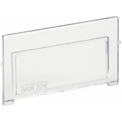 QUANTUM STORAGE SYSTEMS Bin Window: 10 1/4 in x 3 3/4 in, For 3 1/4 in Bin Wd, Clear - Bin Windows