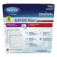 Humidifier Pad: Humidifier Pad, Duct Mount Humidifier, Aluminum, Antimicrobial-Coated, 2 Pads (MPN A10W-2PK-PDQ-2)