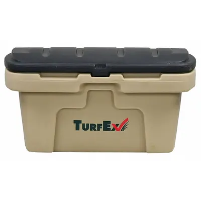 TURFEX 3 cu ft Plastic Deck Box with Lockable Lids - Deck Boxes