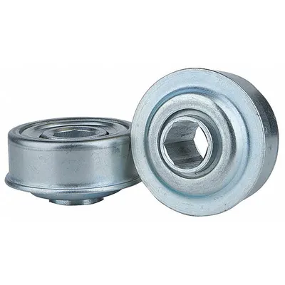 UNITED Felt/Polymer Sealed GP Conveyor Roller Bearing: 11/16 in For Axle Size, 2.27 in Bearing OD - Sealed General Purpose Conveyor Roller Bearings for Harsh Environments