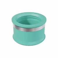 FERNCO Flexible Pipe Straight: PVC, For 4 in Pipe, Clay/Concrete/PVC, 3 35/64 in Overall Lg (MPN QS-4)
