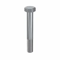 Hex Head Cap Screw: Steel, Class 8.8, Zinc Plated, M14, Metric, 100 mm lg, Partially Threaded, 25 PK (MPN HF08141000-025P1)