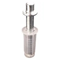 Top-mounted hanging door pivot designed for bi-fold doors with a 3/8-inch offset. Supplied as a 2-pack for installing and aligning bi-fold doors in residential or light commercial applications.
