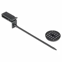 BIRD BARRIER Solar Panel Clips: Black, Plastic, 100 PK (MPN SP-EX15)