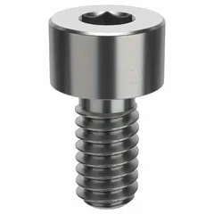Inch-system standard socket head cap screw with 1/4-20 thread, 1/2 in length, right-hand thread direction, and 1/4 in hex drive. Made from plain 18-8 stainless steel for corrosion resistance. Used in machinery, equipment, and structural assemblies requiring a secure, high-strength fastener.