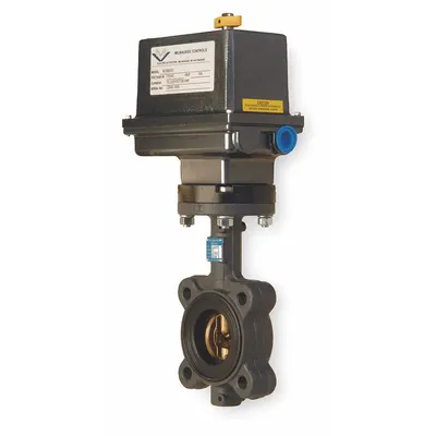 MILWAUKEE VALVE GLC23E 3 Cast Iron Electric Butterfly Valve - Cast Iron General-Service Electric Butterfly Valves